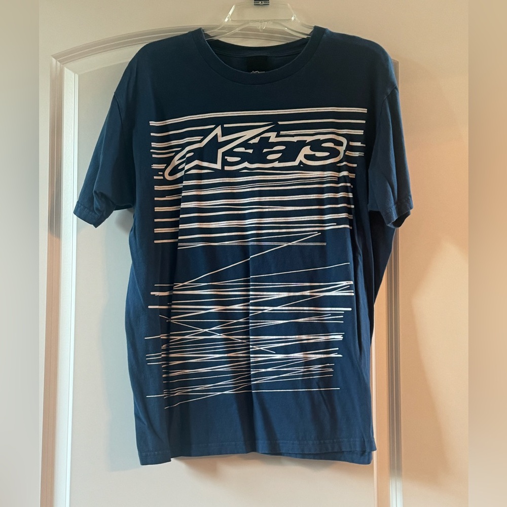 Alpinestars Mens Navy Graphic Tee